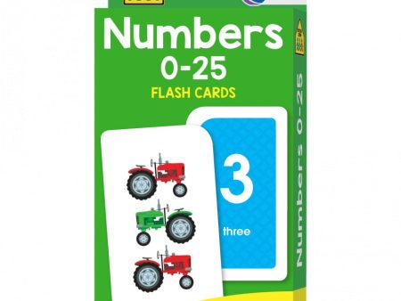 SCHOOL ZONE: NUMBERS 0-25 FLASH CARDS Hot on Sale