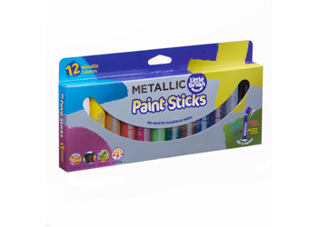 LITTLE BRIAN PAINT STICKS - METALLIC 12 PK Online Hot Sale