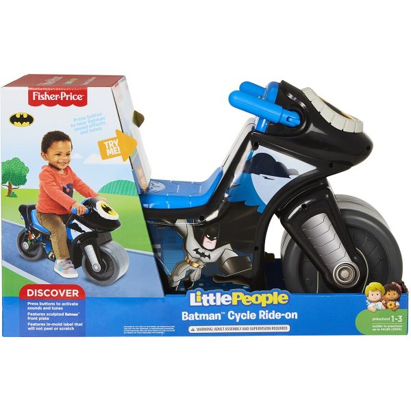 FISHER PRICE LITTLE PEOPLE BATMAN CYCLE RIDE ON Sale