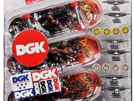 TECH DECK 96MM FINGERBOARD 4 PACK - DGK Online