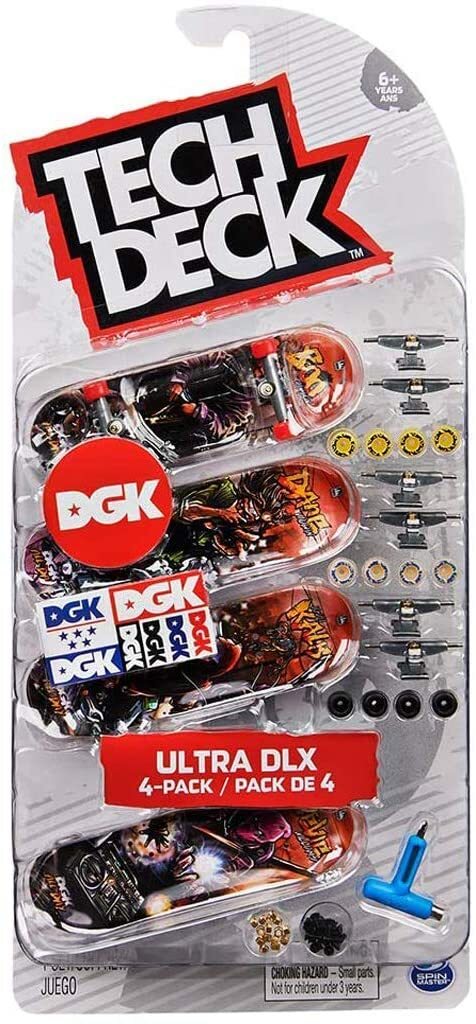 TECH DECK 96MM FINGERBOARD 4 PACK - DGK Online