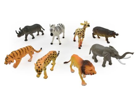 JUNGLE WORLD 8PC FIGURINES Online Hot Sale