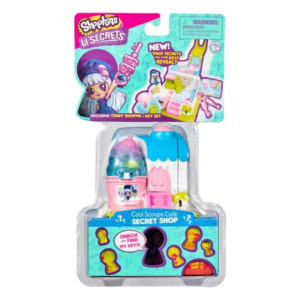 SHOPKINS LITTLE SECRETS MINI PLAYSET - COOL SCOOPS CAFE For Cheap