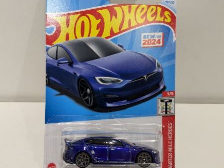 2024 Hot Wheels Quarter Mile Heroes Tesla Model S Plaid Sale