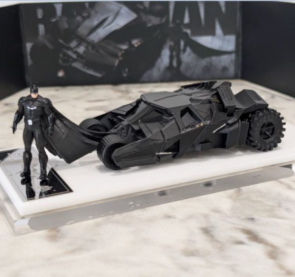 Time Micro The Dark Knight Rises Batmobile Tumbler w Batman Figure For Cheap