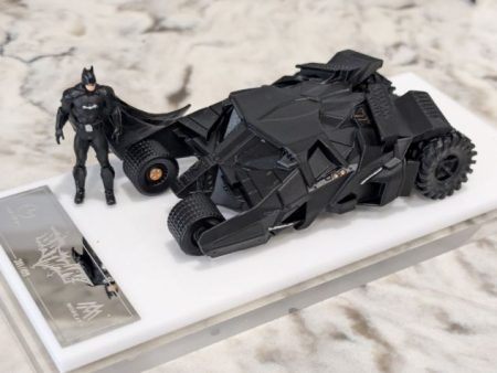 Time Micro The Dark Knight Rises Batmobile Tumbler w Batman Figure For Cheap