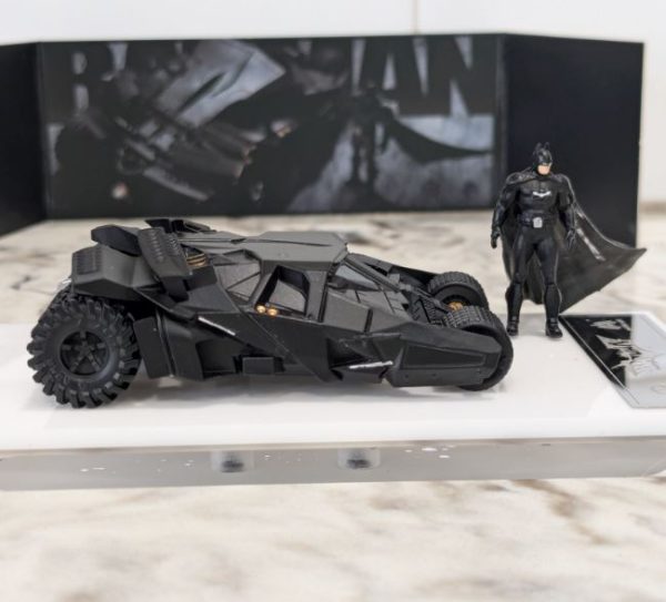 Time Micro The Dark Knight Rises Batmobile Tumbler w Batman Figure For Cheap