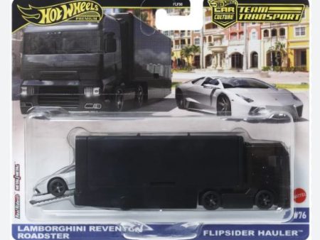 2025 Hot Wheels Team Transport #76 Lamborghini Reventon and Flipside Hauler Fashion