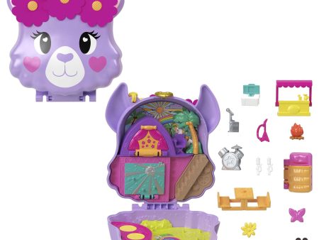 Polly Pocket-Mini-Jouets-Coffret Aventures du Lama Supply