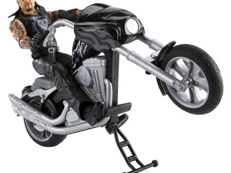 WWE Wrekkin Figurine Articulée et Véhicule Slamcycle Hot on Sale