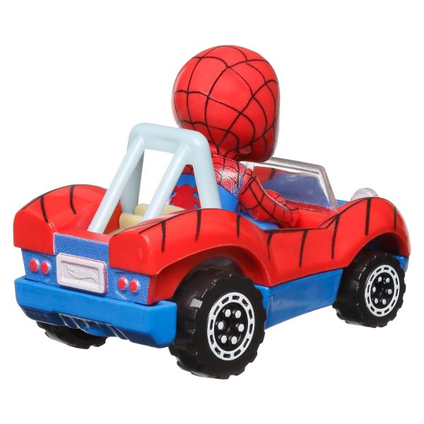 Hot Wheels RacerVerse Veículo de Brinquedo Spider-Man no Spider Buggy Fashion