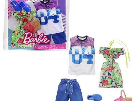 Barbie Clothes, Fashion Pack With 2 Complete Looks For Barbie & Ken Dolls Sale