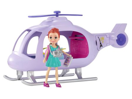 Polly Pocket Set de Juego Helicóptero de Vacaciones on Sale