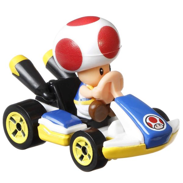 Hot Wheels Mario Kart Set Of 4 Toy Character Vehicles, Includes 1 Exclusive Mario Toy Cheap