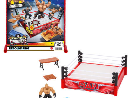 WWE Action Figure Playset Knuckle Crunchers Rebound Ring Sale