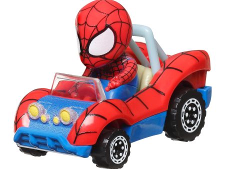 Hot Wheels RacerVerse Veículo de Brinquedo Spider-Man no Spider Buggy Fashion