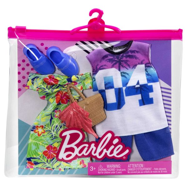 Barbie Clothes, Fashion Pack With 2 Complete Looks For Barbie & Ken Dolls Sale