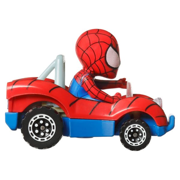 Hot Wheels RacerVerse Veículo de Brinquedo Spider-Man no Spider Buggy Fashion