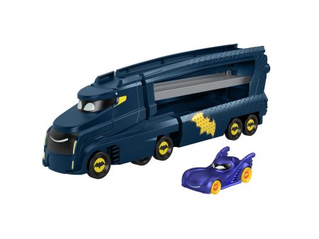 Fisher-Price DC Batwheels Bat-Camion Avec Rampe, Rang. de Véh. For Sale