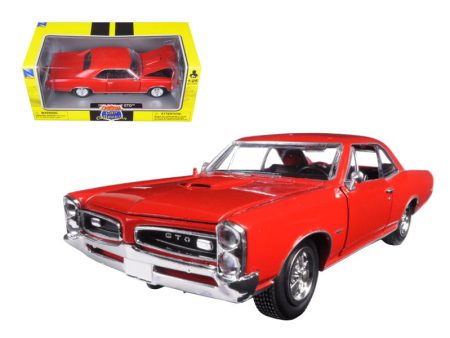 1966 Pontiac GTO Red \Muscle Car Collection\  1 25 Diecast Model Car Online