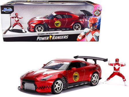 2009 Nissan GT-R (R35) Candy Red and Red Ranger Diecast Figurine For Cheap