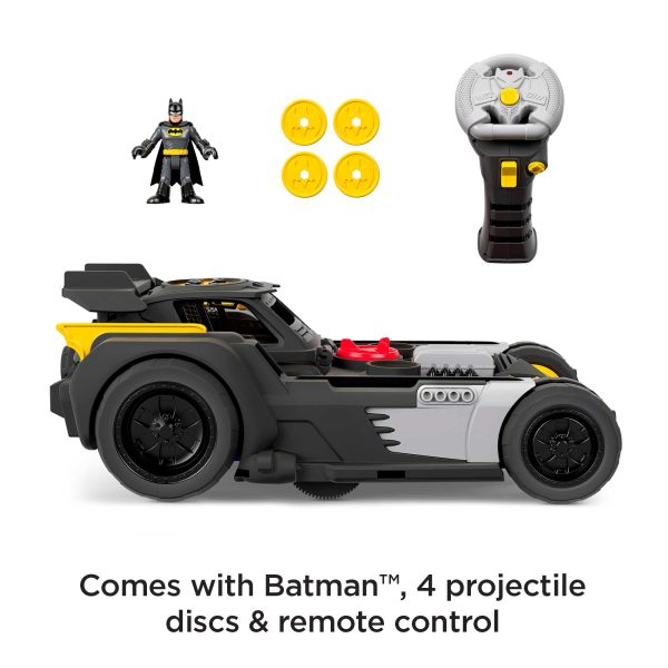 Imaginext DC Super Friends Batman Transforming Batmobile Remote Control Car With Lights & Sounds Sale