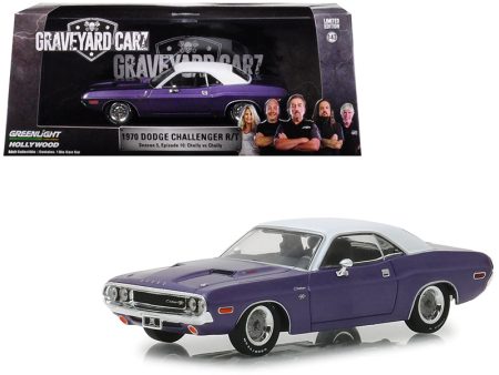 1970 Dodge Challenger R T Purple with White Top \Graveyard Carz\  Online Sale