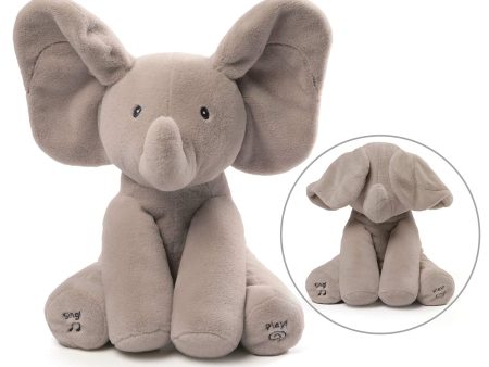 GUND Baby Animated Flappy The Elephant Stuffed Animal Plush, Gray, 12 Discount