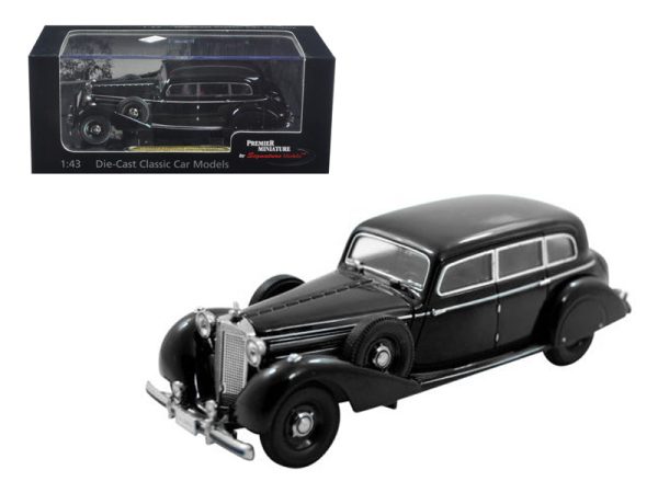 1938 Mercedes 770K Sedan Black 1 43 Diecast Car Model by Signature Online now