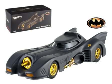 1989 Movie Batmobile Elite Edition 1 43 Diecast Model Car by Hotwheels Online now