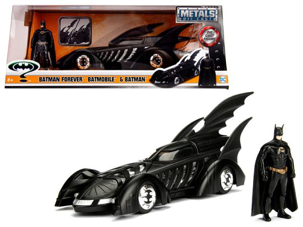 1995 Batman Forever Batmobile with Diecast Batman Figure 1 24 Diecast on Sale