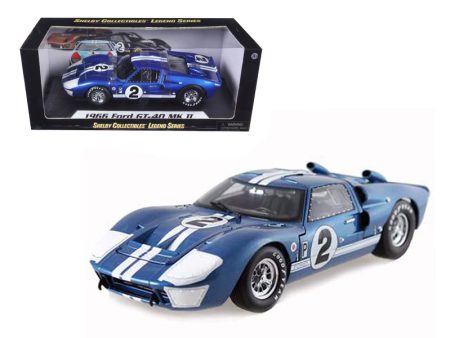 1966 Ford GT40 GT 40 Mark II #2 Blue 12 Hours of Sebring 1 18 Diecast Online Hot Sale