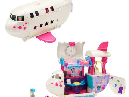 Polly Pocket Flying Fabulous Jet Fashion