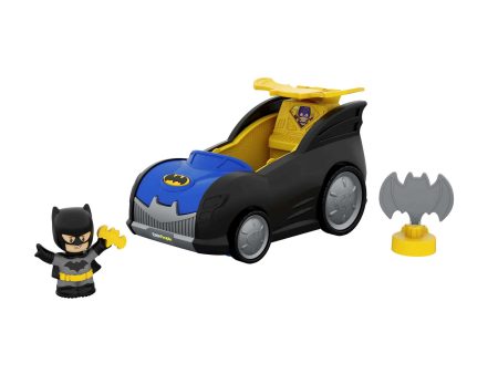 Fisher-Price Little People DC Super Friends 2-in-1 Batmobile Batman Playset For Toddlers Discount