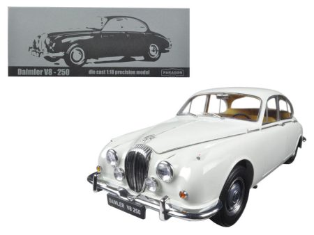 1967 Daimler V8-250 English White Left Hand Drive 1 18 Diecast Model Online now