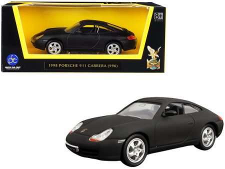 1998 Porsche 911 (996) Carrera Matt Black 1 43 Diecast Model Car by Hot on Sale