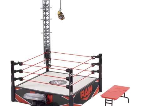 WWE Wrekkin Kickout Ring Playset With Ref Mode & Launcher Mode Online now