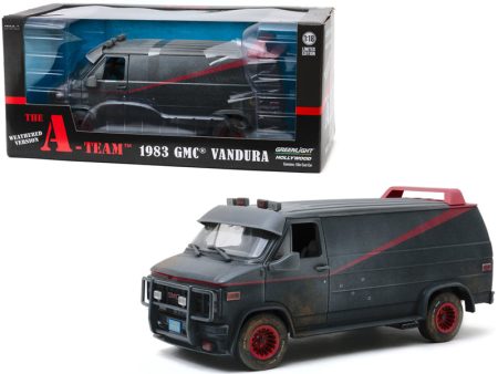 1983 GMC Vandura Black Weathered Version with Bullet Holes \The Fashion