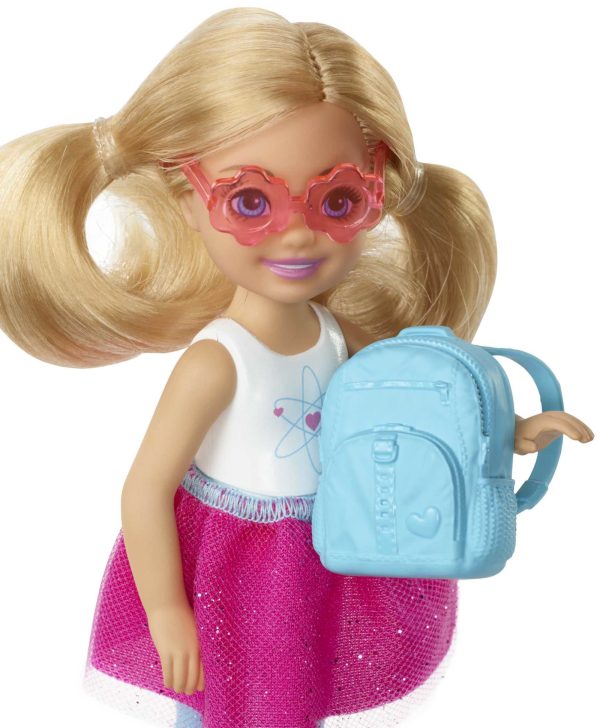 Barbie Dreamhouse Adventures Chelsea Doll & Accessories, Travel Set With Puppy, Blonde Small Doll Online