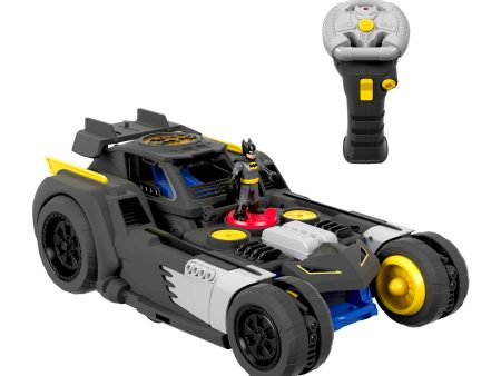 Imaginext DC Super Friends Batman Transforming Batmobile Remote Control Car With Lights & Sounds Sale