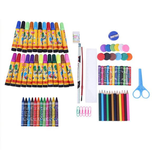 86Pcs Set Kids Educational Toys Painting Tool Set Drawing Graffiti For Sale